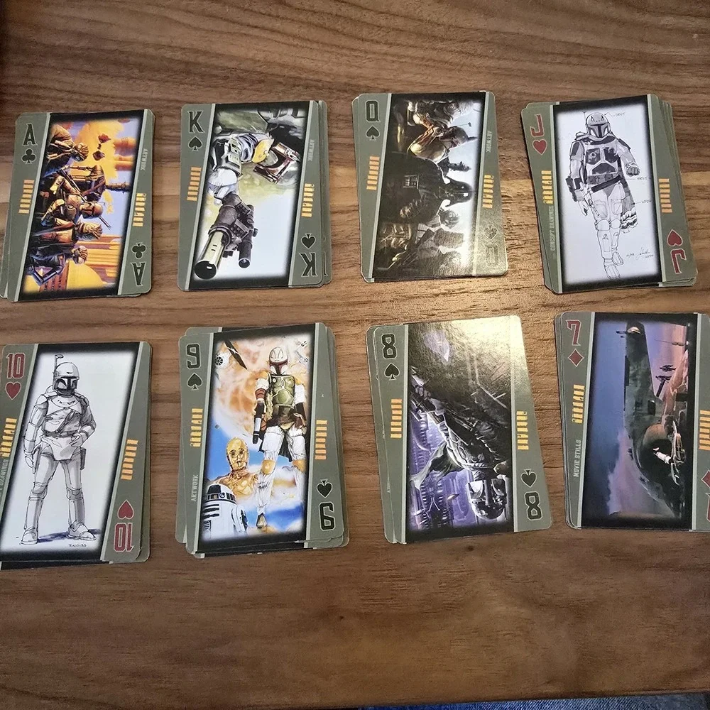 Star Wars Playing‎ Cards Boba Fett Deck Collectible Tin Disney